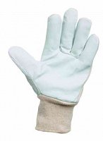 CERVA - PELICAN PLUS pracovní kombinované rukavice jemná kůže - velikost 8